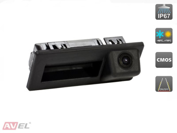 CMOS штатная камера заднего вида AVS312CPR (185) для автомобилей AUDI/ SKODA/ VOLKSWAGEN